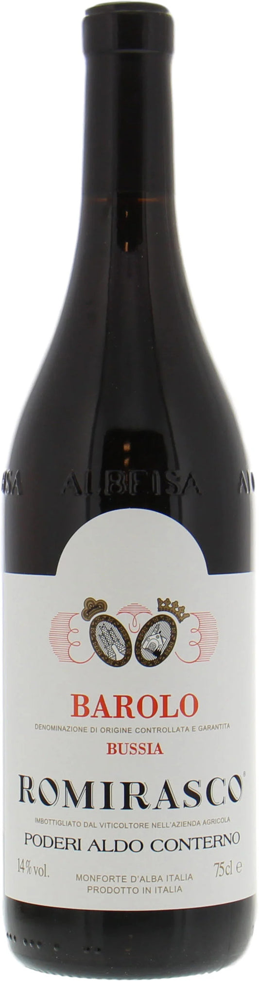 Aldo Conterno Romirasco Barolo 2019  Front Bottle Shot