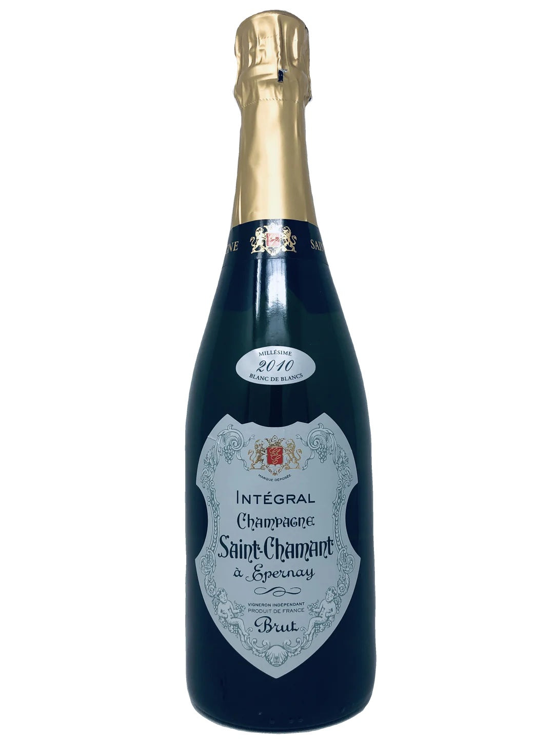 Saint-Chamant Integral Blanc de Blancs 2010  Front Bottle Shot