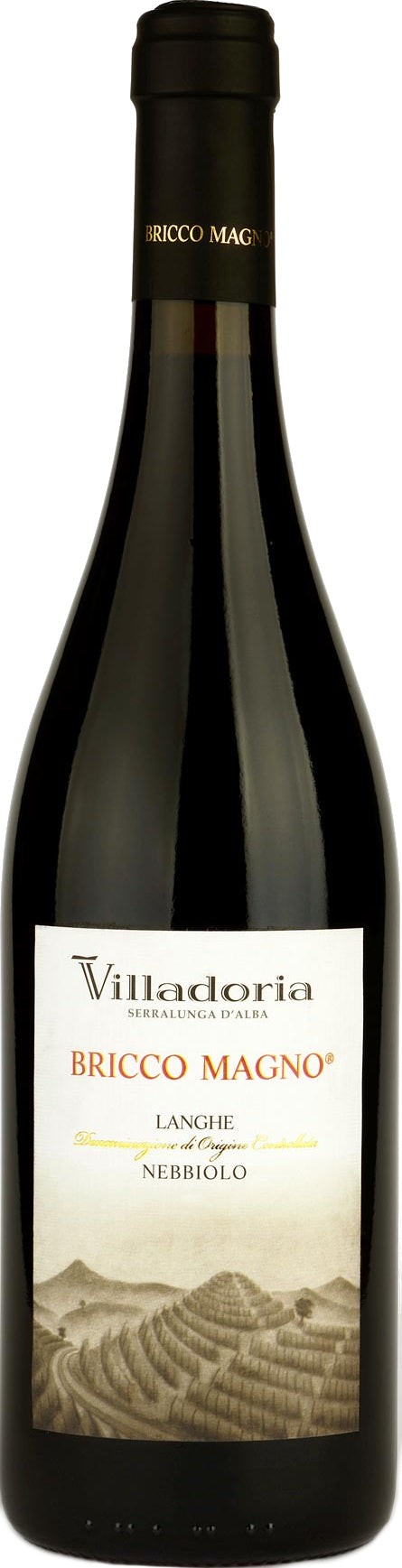 Villadoria Bricco Magno Langhe Nebbiolo 2021  Front Bottle Shot