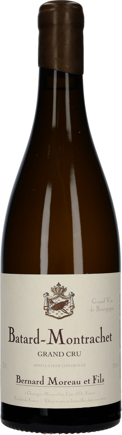 Domaine Bernard Moreau Batard-Montrachet Grand Cru 2020  Front Bottle Shot