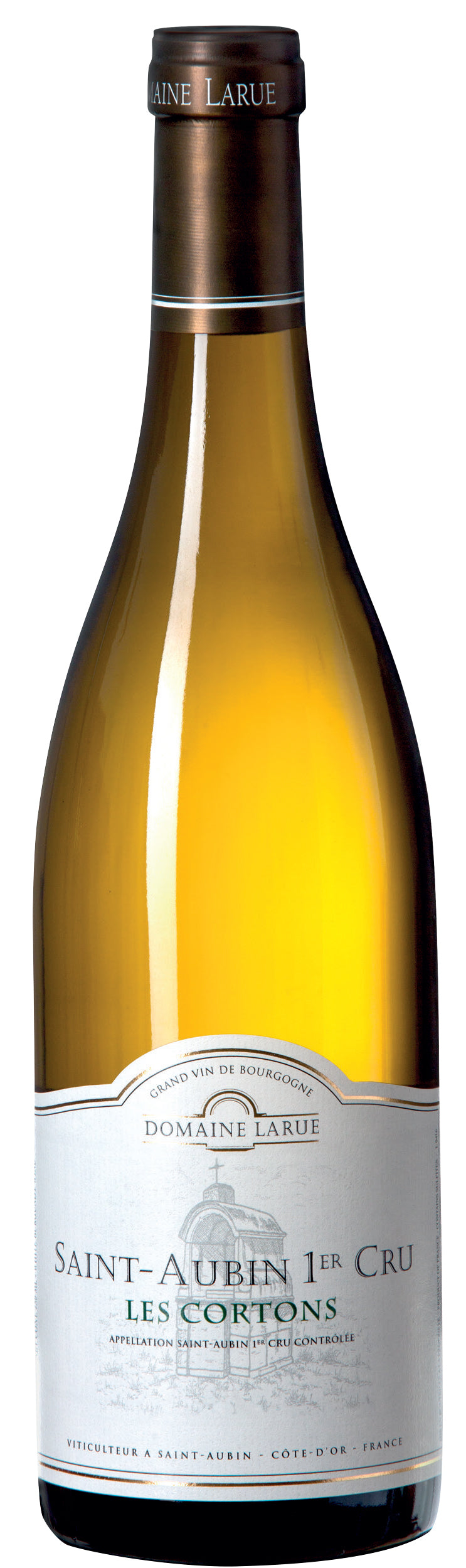 Domaine Larue Saint-Aubin Les Cortons Premier Cru 2022  Front Bottle Shot