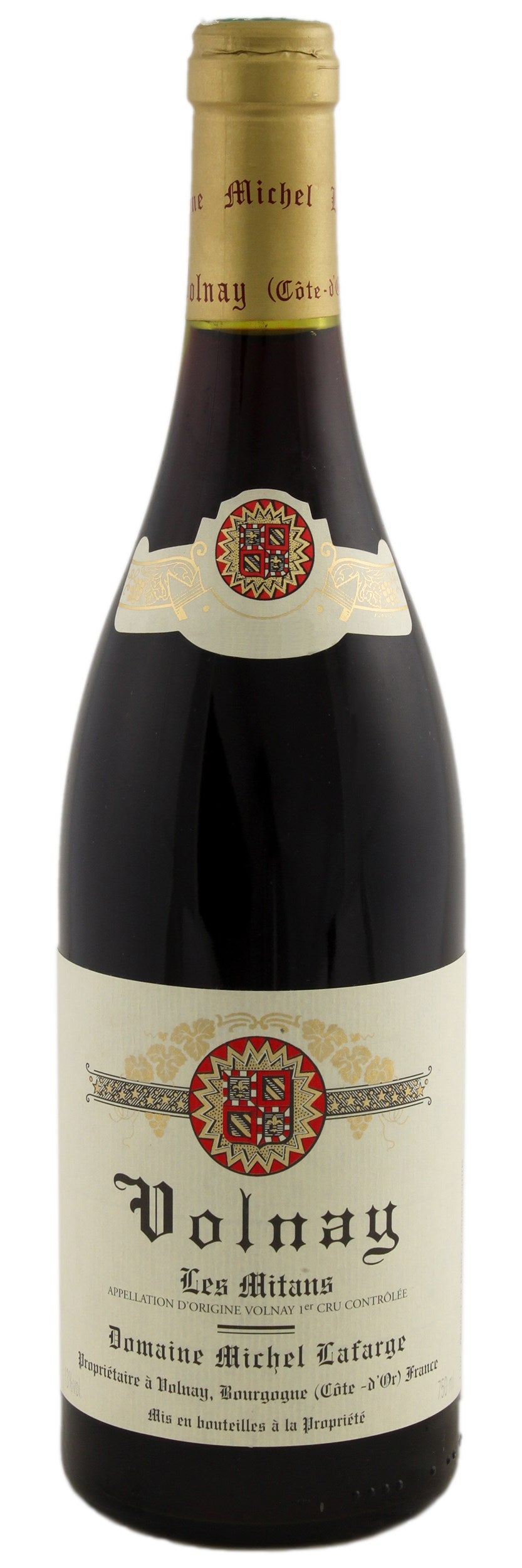 Domaine Michel Lafarge Volnay Les Mitans Premier Cru 2022  Front Bottle Shot