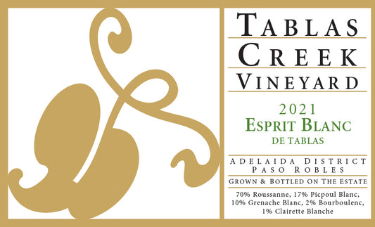Tablas Creek Esprit de Tablas Blanc (375ML half-bottle) 2021