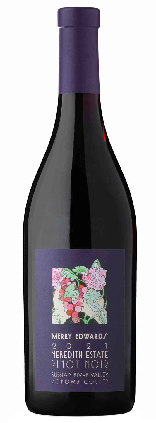 Merry Edwards Meredith Estate Pinot Noir 2021  Front Bottle Shot