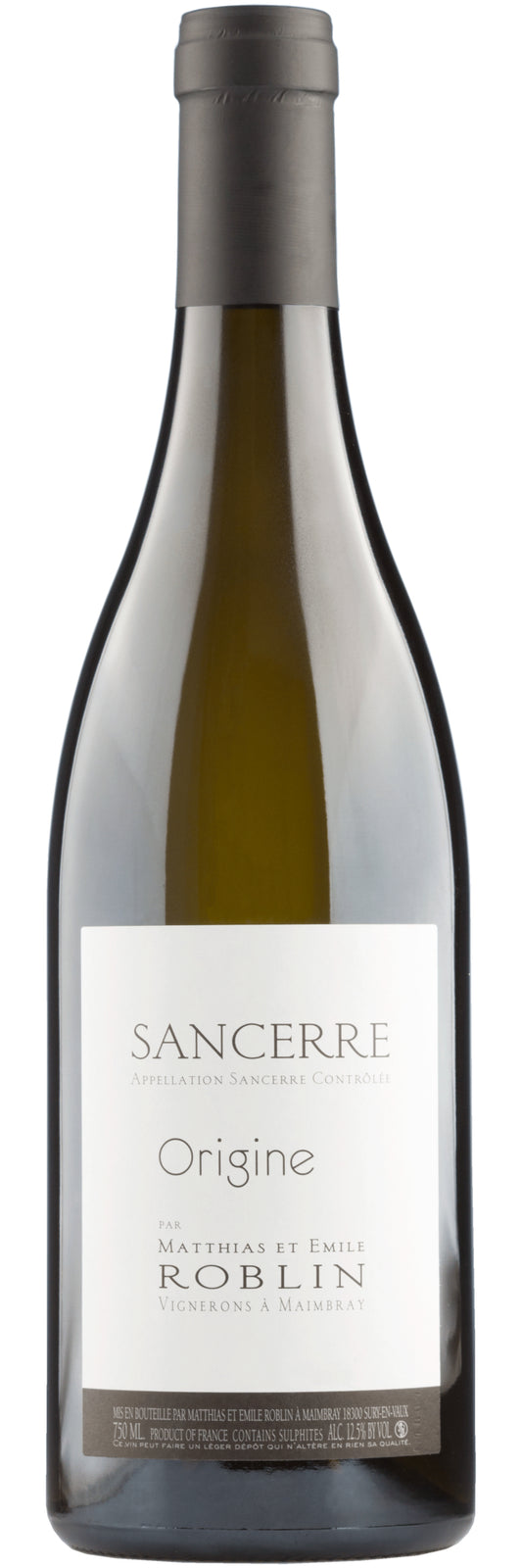 Matthias et Emile Roblin Origine Sancerre 2023  Front Bottle Shot