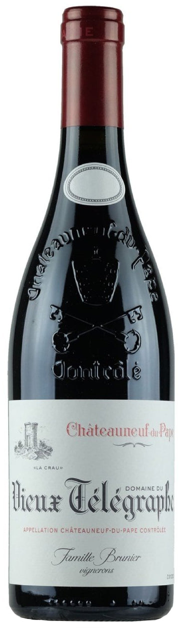 Domaine du Vieux Telegraphe Chateauneuf-du-Pape La Crau 2021  Front Bottle Shot