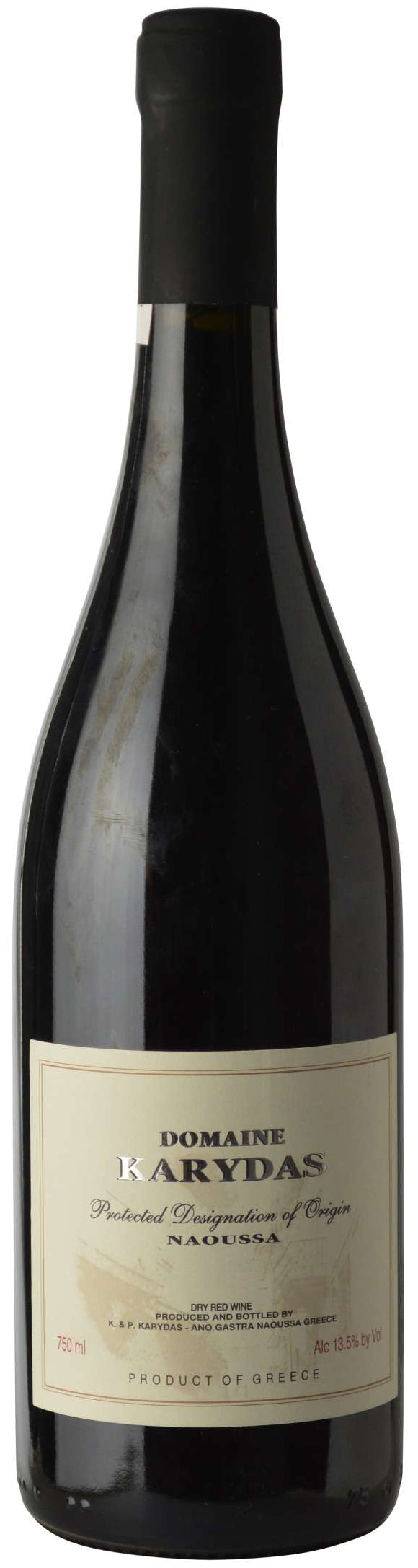 Domaine Karydas Xinomavro 2020  Front Bottle Shot