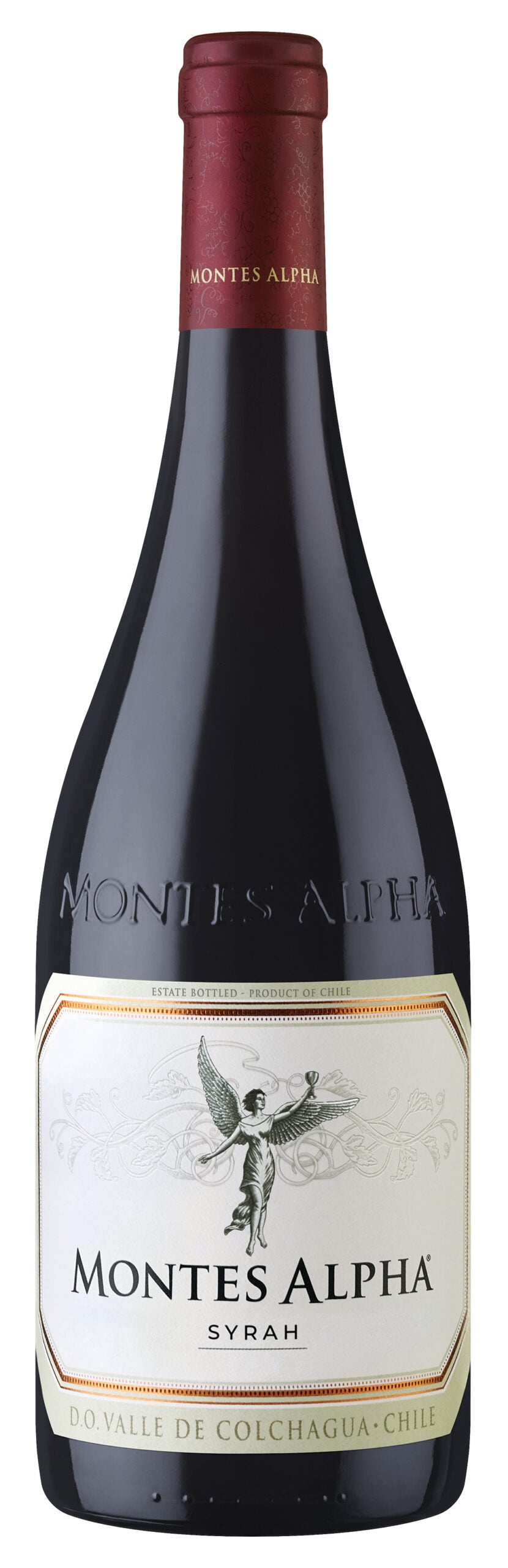 Montes Alpha Series Syrah 2021  Front Bottle Shot