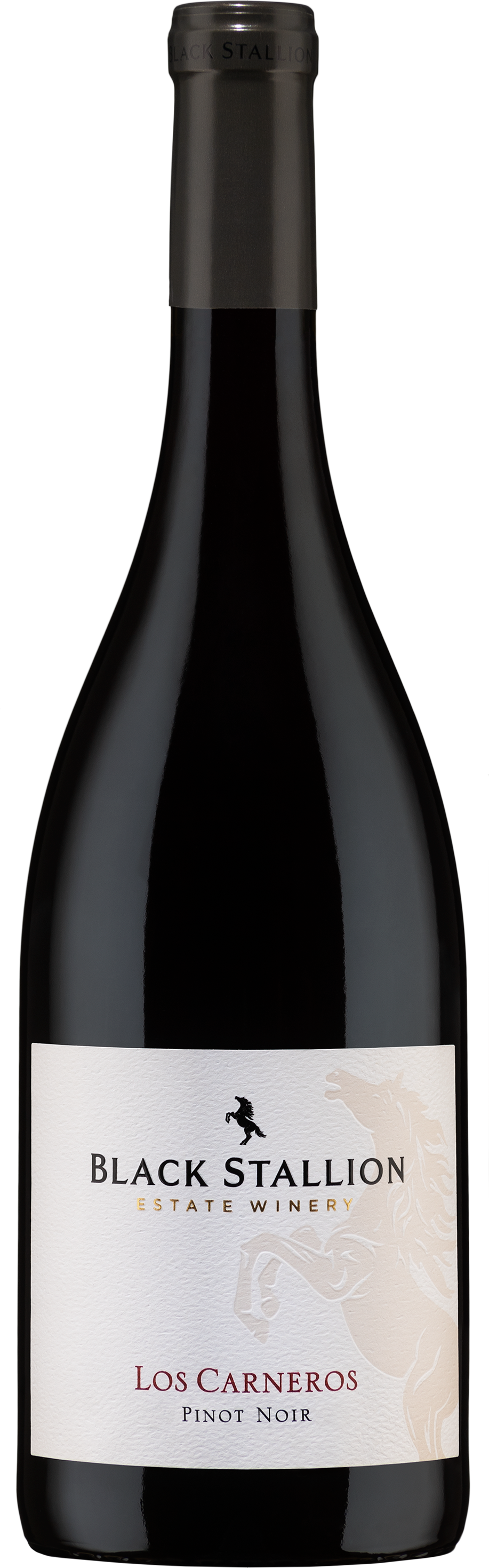 Black Stallion Winery Los Carneros Pinot Noir 2021  Front Bottle Shot