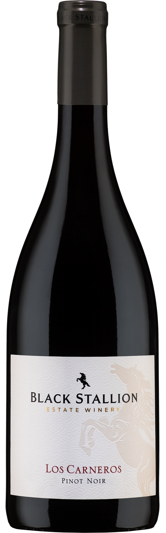 Black Stallion Winery Los Carneros Pinot Noir 2021  Front Bottle Shot
