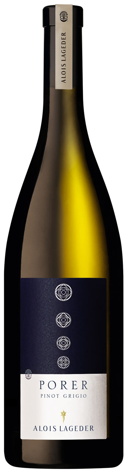 Alois Lageder Porer Pinot Grigio 2022  Front Bottle Shot