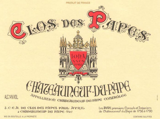 Clos des Papes Chateauneuf-du-Pape Blanc (1.5 Liter Magnum) 2021