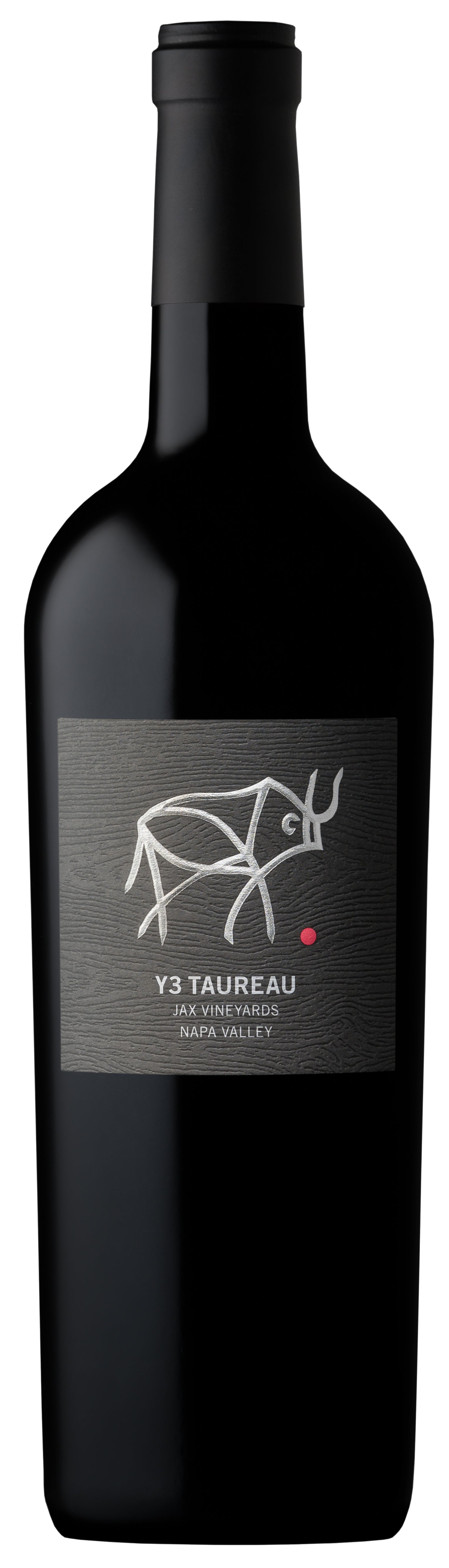 Jax Vineyards Y3 Taureau Red 2022  Front Bottle Shot