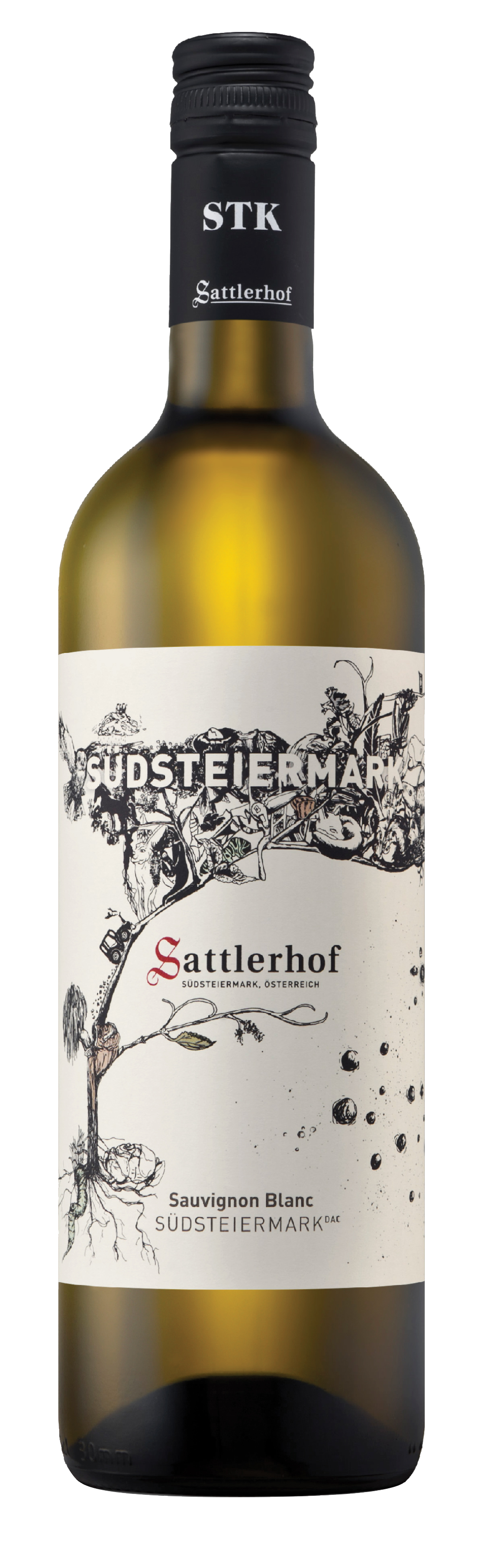 Weingut Sattlerhof Sudsteiermark Sauvignon Blanc 2023  Front Bottle Shot