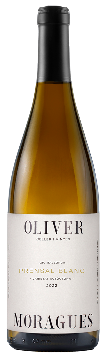 Oliver Moragues Mallorca Prensal Blanc 2022  Front Bottle Shot