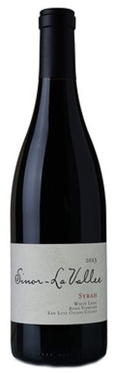 Sinor-LaVallee White Label Syrah 2013 Front Bottle Shot