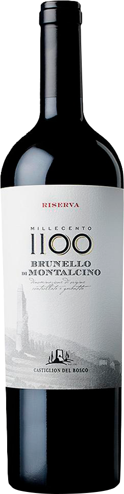 Castiglion del Bosco Brunello di Montalcino Millecento Riserva 2016  Front Bottle Shot