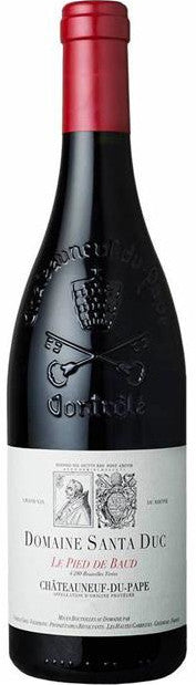Domaine Santa Duc Chateauneuf-du-Pape Le Pied de Baud 2019  Front Bottle Shot