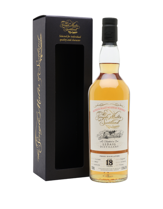 SINGLE MALTS OF SCOTLAND 2005 18 YEAR OLD LEDAIG CASK 300347 700 ML
