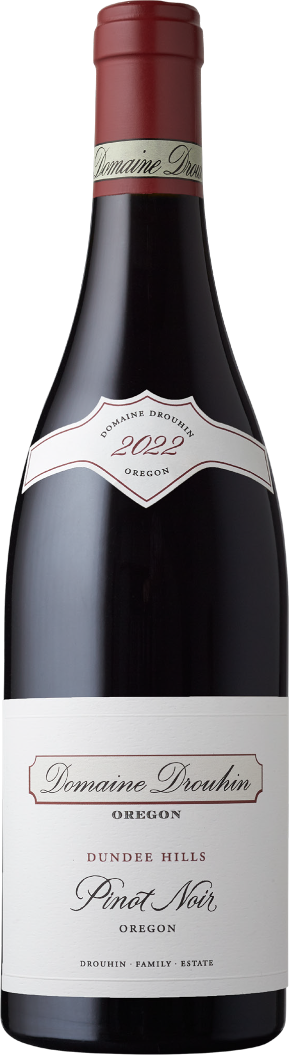 Domaine Drouhin Oregon Pinot Noir 2022  Front Bottle Shot