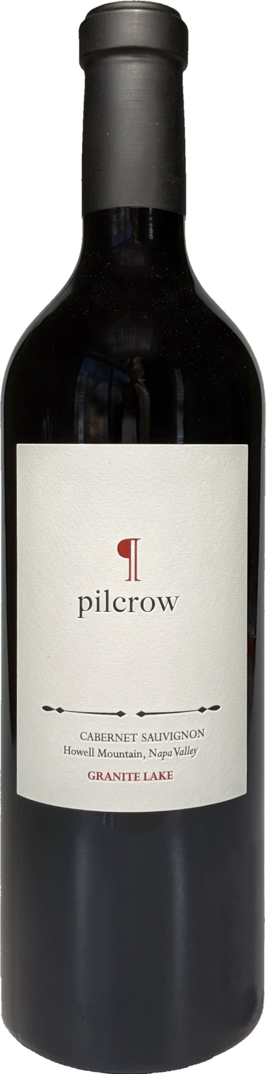 Pilcrow Granite Lake Cabernet Sauvignon 2021  Front Bottle Shot