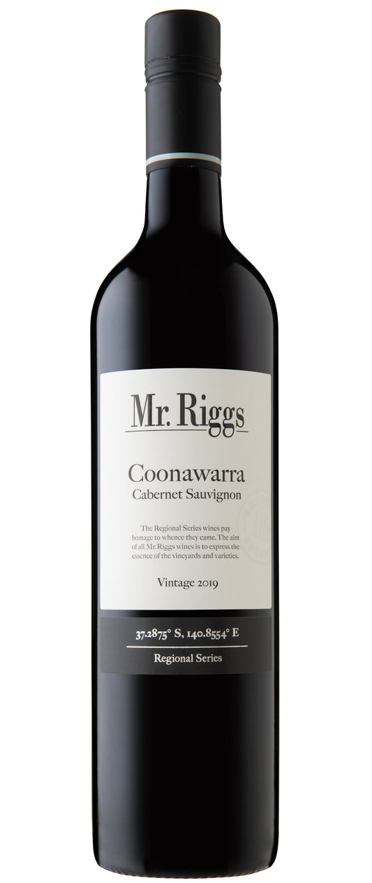 Mr. Riggs Coonawarra Cabernet Sauvignon 2019  Front Bottle Shot