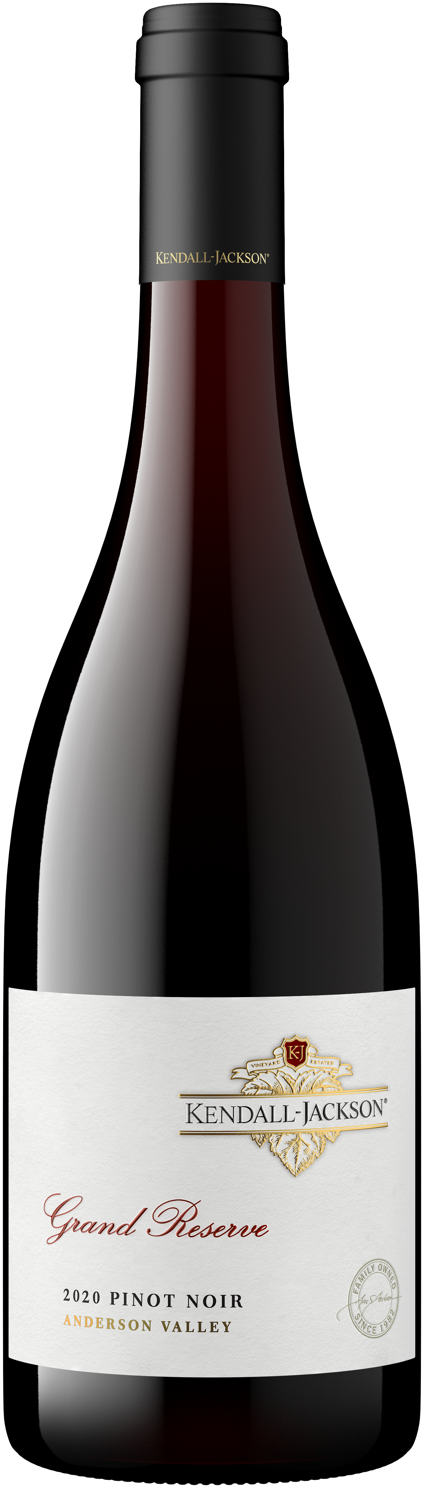 Kendall-Jackson Grand Reserve Pinot Noir 2020  Front Bottle Shot