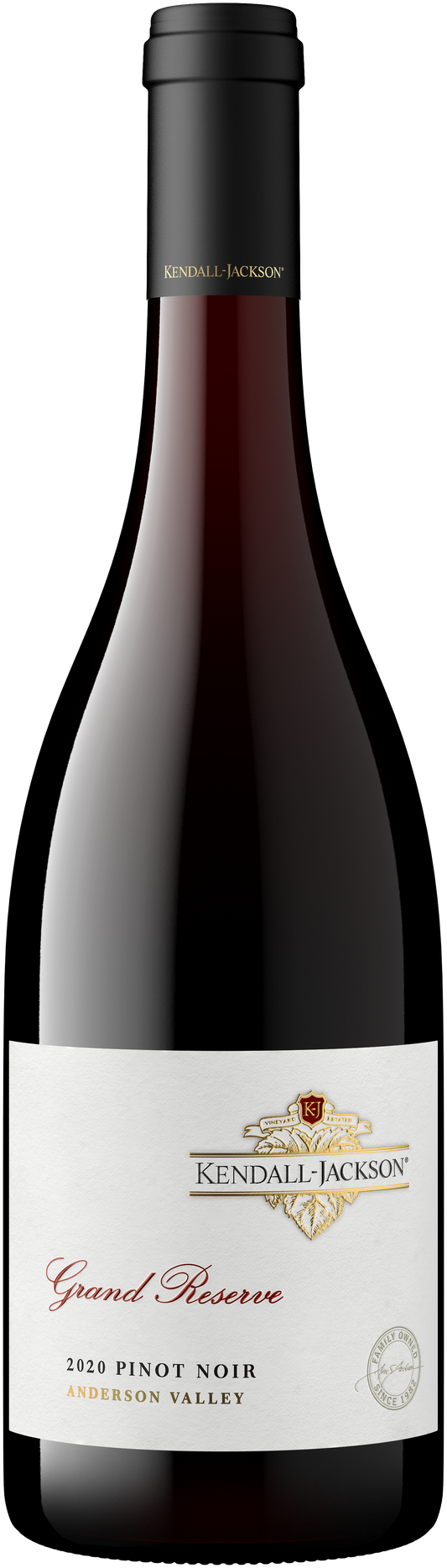 Kendall-Jackson Grand Reserve Pinot Noir 2020  Front Bottle Shot