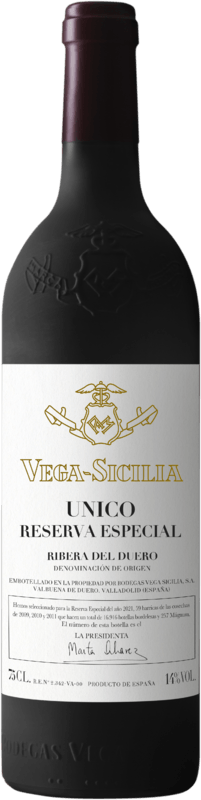 Tempos Vega Sicilia Unico Reserva Especial (2023 Release)  Front Bottle Shot