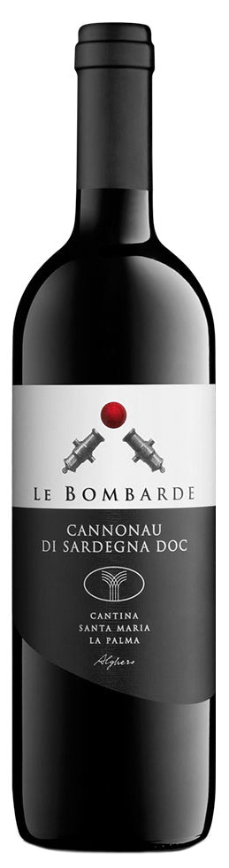 Cantina Santa Maria La Palma Le Bombarde Cannonau di Sardegna 2021  Front Bottle Shot