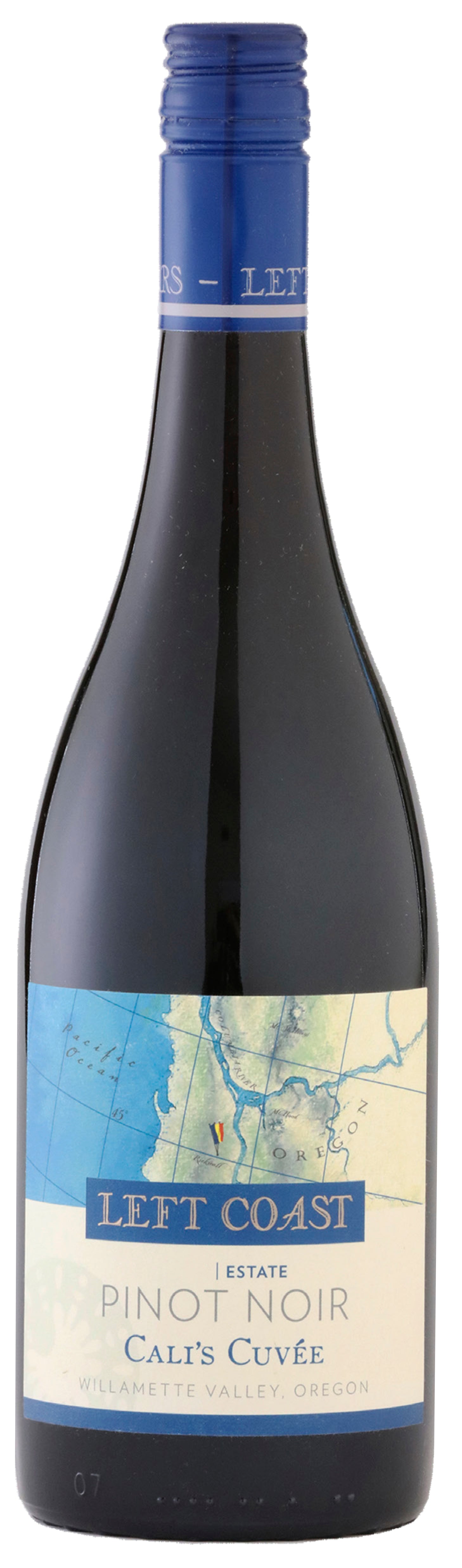 Left Coast Cellars Cali's Cuvee Pinot Noir 2022  Front Bottle Shot