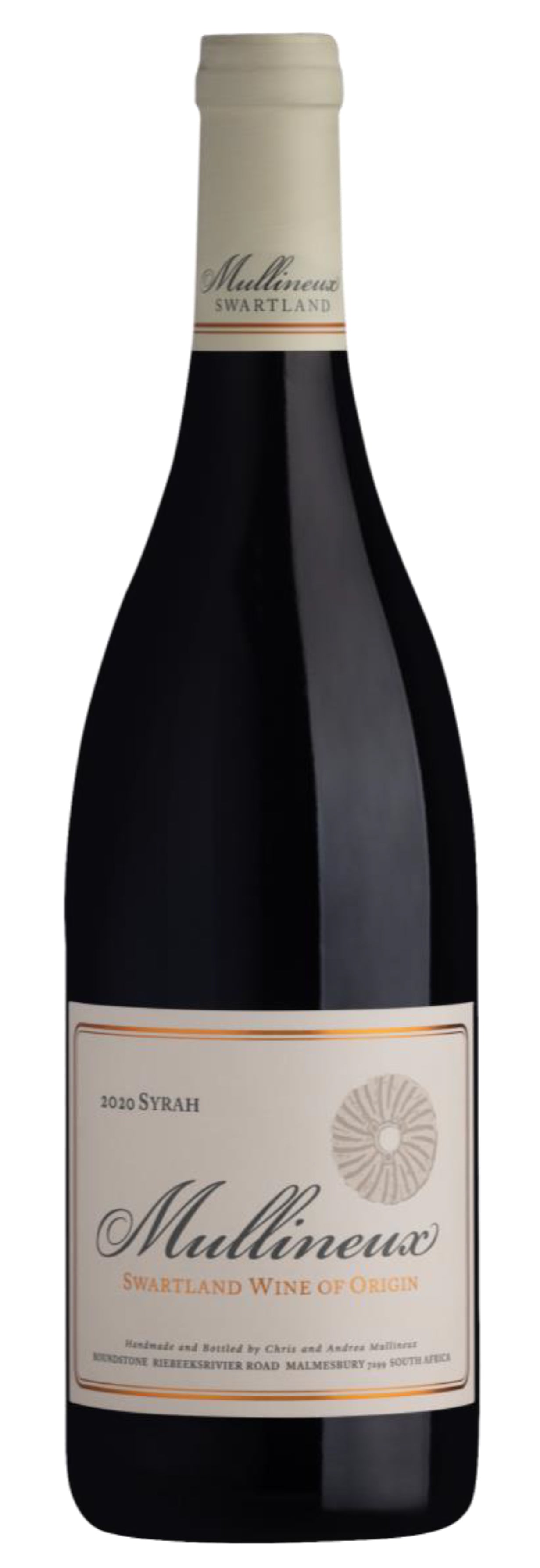Mullineux Family Wines Syrah 2020  Front Bottle Shot
