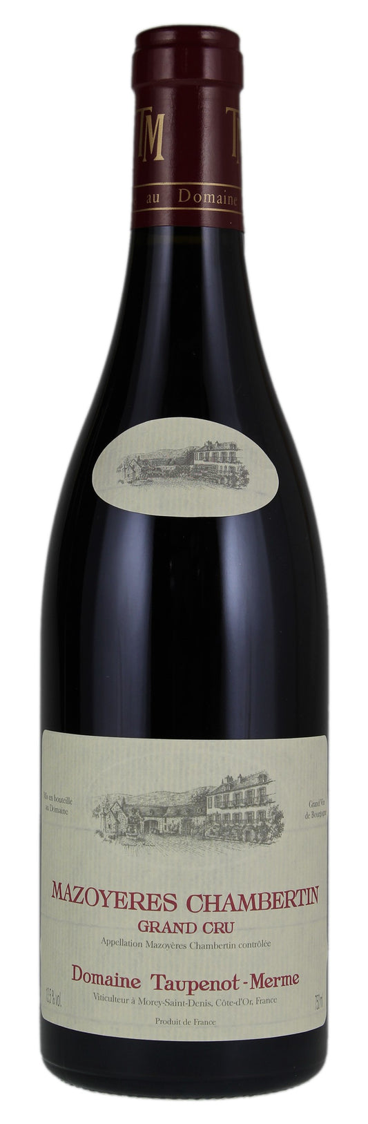 Domaine Taupenot-Merme Mazoyeres-Chambertin Grand Cru 2018  Front Bottle Shot