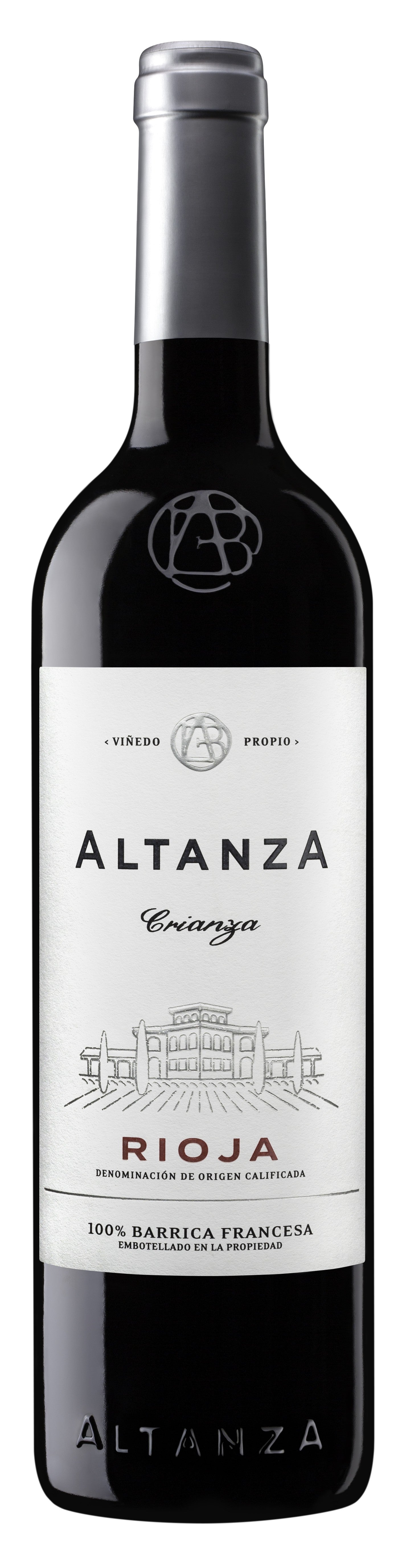 Bodegas Altanza Crianza 2019  Front Bottle Shot