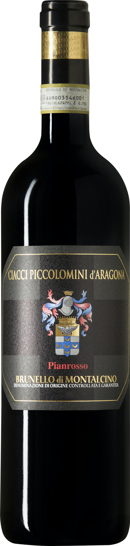 Ciacci Piccolomini d'Aragona Brunello di Montalcino Pianrosso 2019  Front Bottle Shot