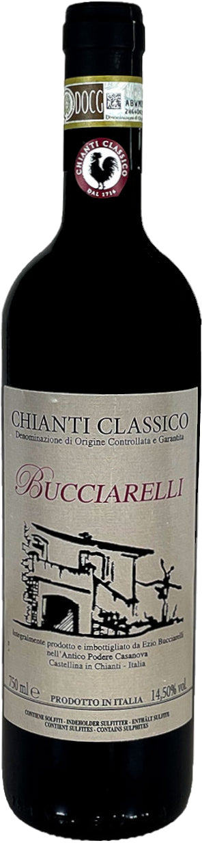 Bucciarelli Chianti Classico 2018  Front Bottle Shot
