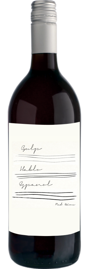 Gulp Hablo Red (1 Liter) 2023  Front Bottle Shot