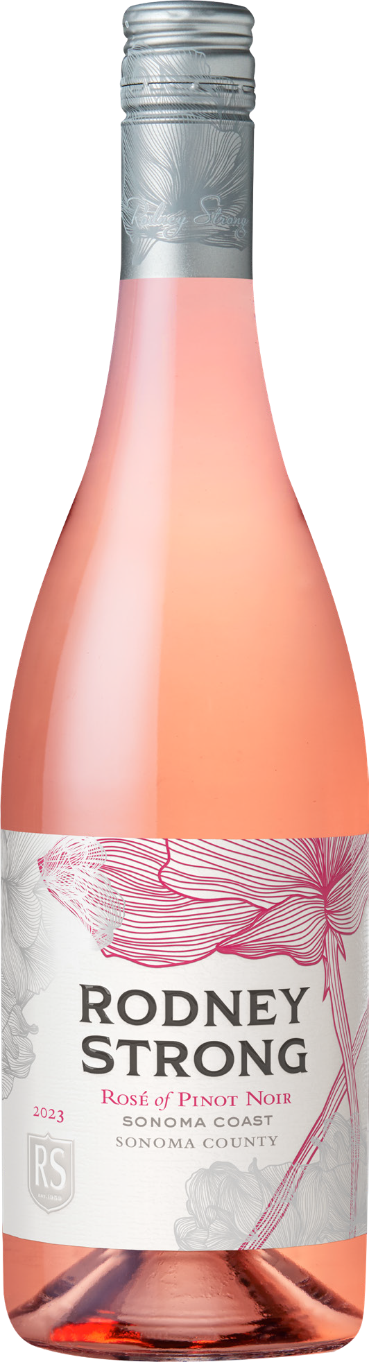 Rodney Strong Rose of Pinot Noir 2023  Front Bottle Shot