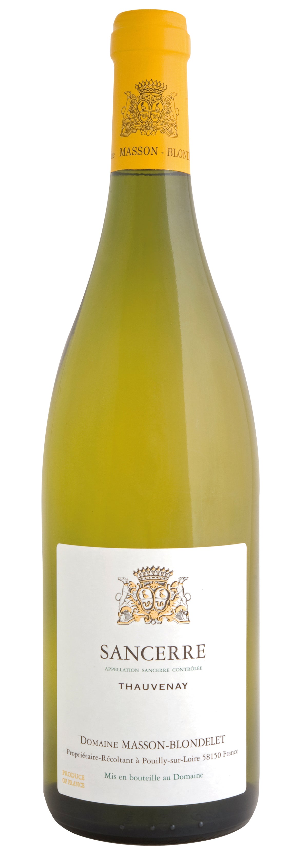 Domaine Masson-Blondelet Sancerre Thauvenay 2022  Front Bottle Shot