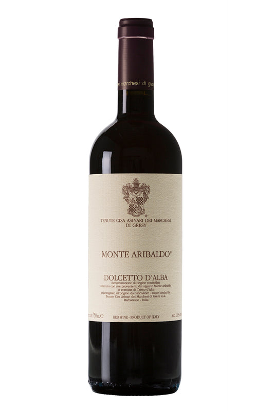 Marchesi di Gresy Dolcetto d'Alba Monte Aribaldo 2021  Front Bottle Shot