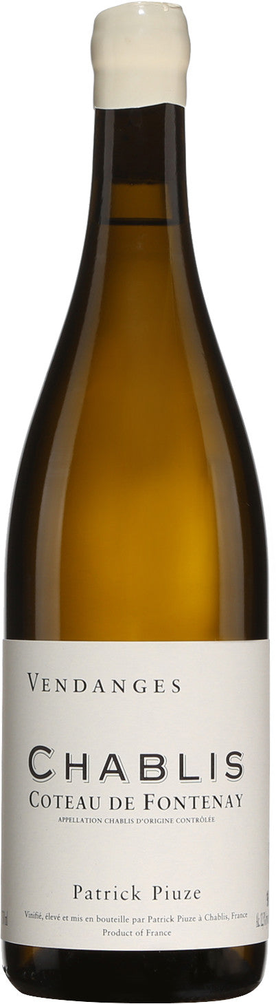 Patrick Piuze Chablis Coteau de Fontenay 2021  Front Bottle Shot