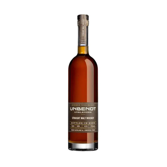Unbendt Bottled in Bond Straight Malt Whiskey 750ml