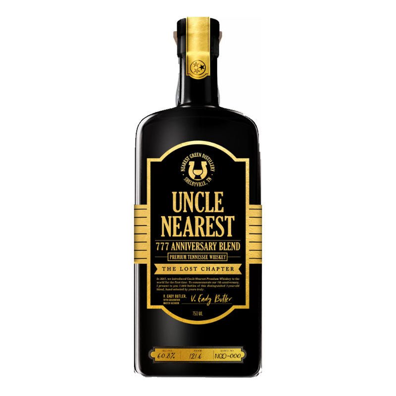 Uncle Nearest 777 Anniversary Blend Tennessee Whiskey 750ml
