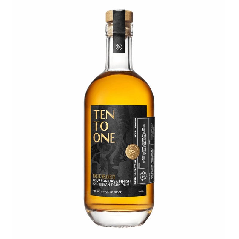 Uncle Nearest Ten To One Bourbon Cask Rum 750ml
