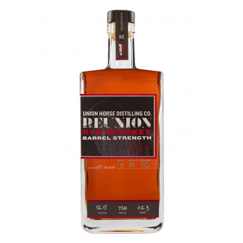 Union Horse Barrel Strength Reunion Rye Whiskey