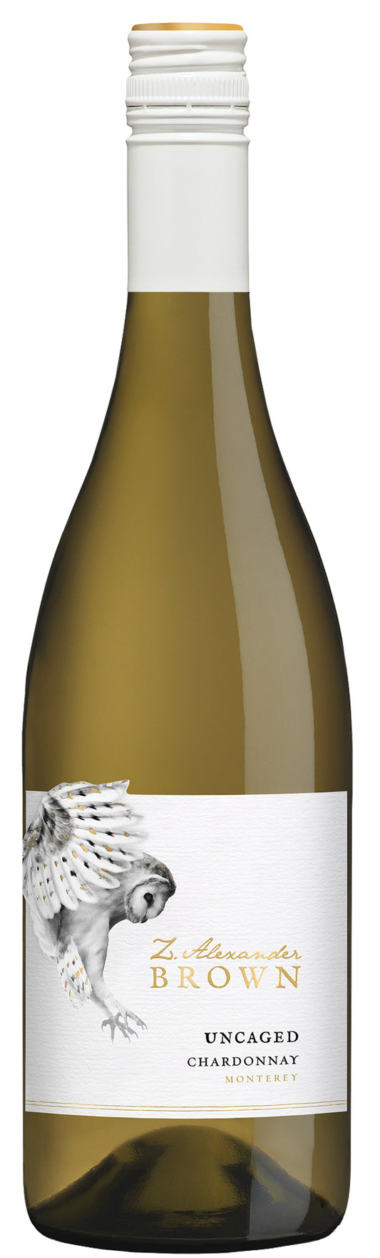 Z. Alexander Brown Uncaged Chardonnay 2023  Front Bottle Shot