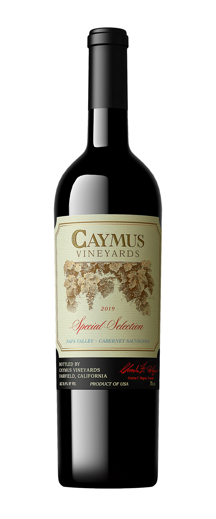 Caymus Special Selection Cabernet Sauvignon 2019  Front Bottle Shot