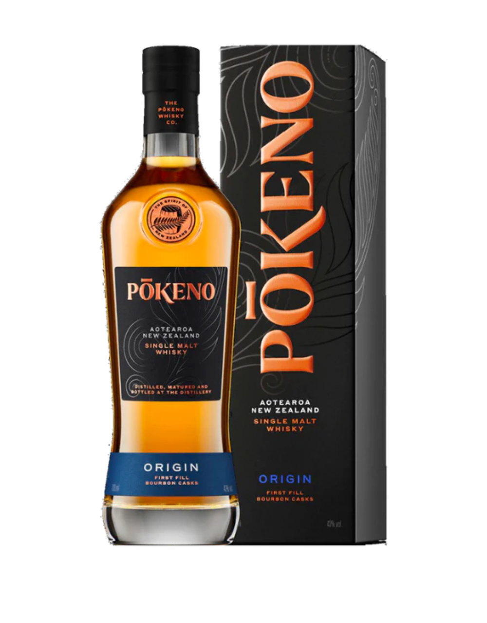 PŌKENO ORIGIN NEW ZEALAND SINGLE MALT WHISKY 700 ML