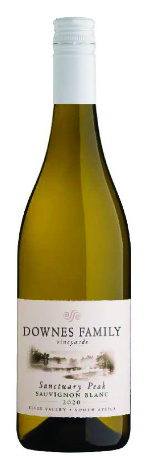 Downes Family Vineyards Sanctuary Peak Sauvignon Blanc 2020  Front Bottle Shot