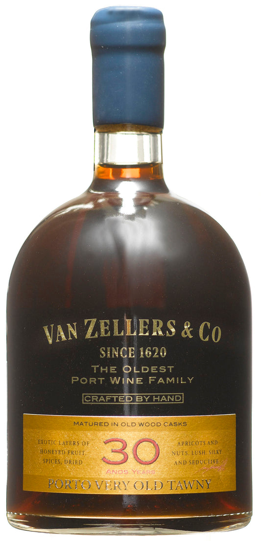 Van Zellers & Co VZ 30 Years Old Tawny Port  Front Bottle Shot